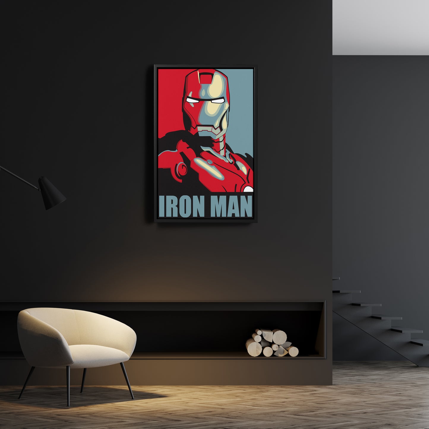 Iron Man The Hope Canvas Wall Art Decor - Marvel Superhero Art