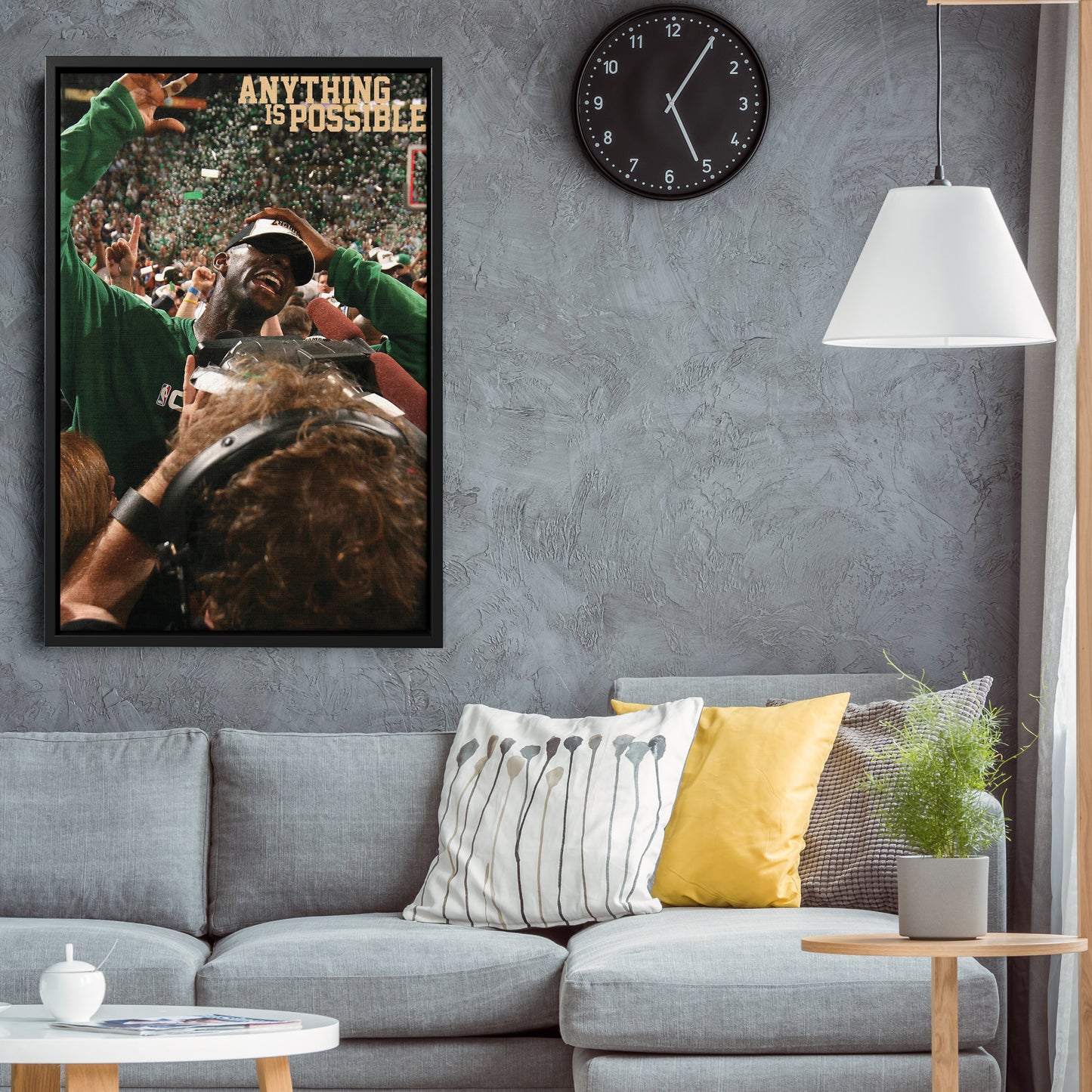 Kevin Garnett ‘Anything is Possible’ Poster Canvas Wall Art Decor - Celtics Icon Art