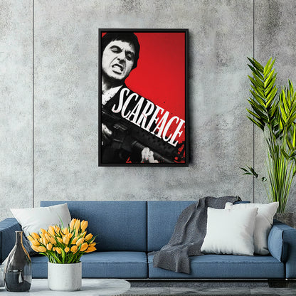 Scarface Movie Canvas Wall Art – Iconic Gangster Film Decor