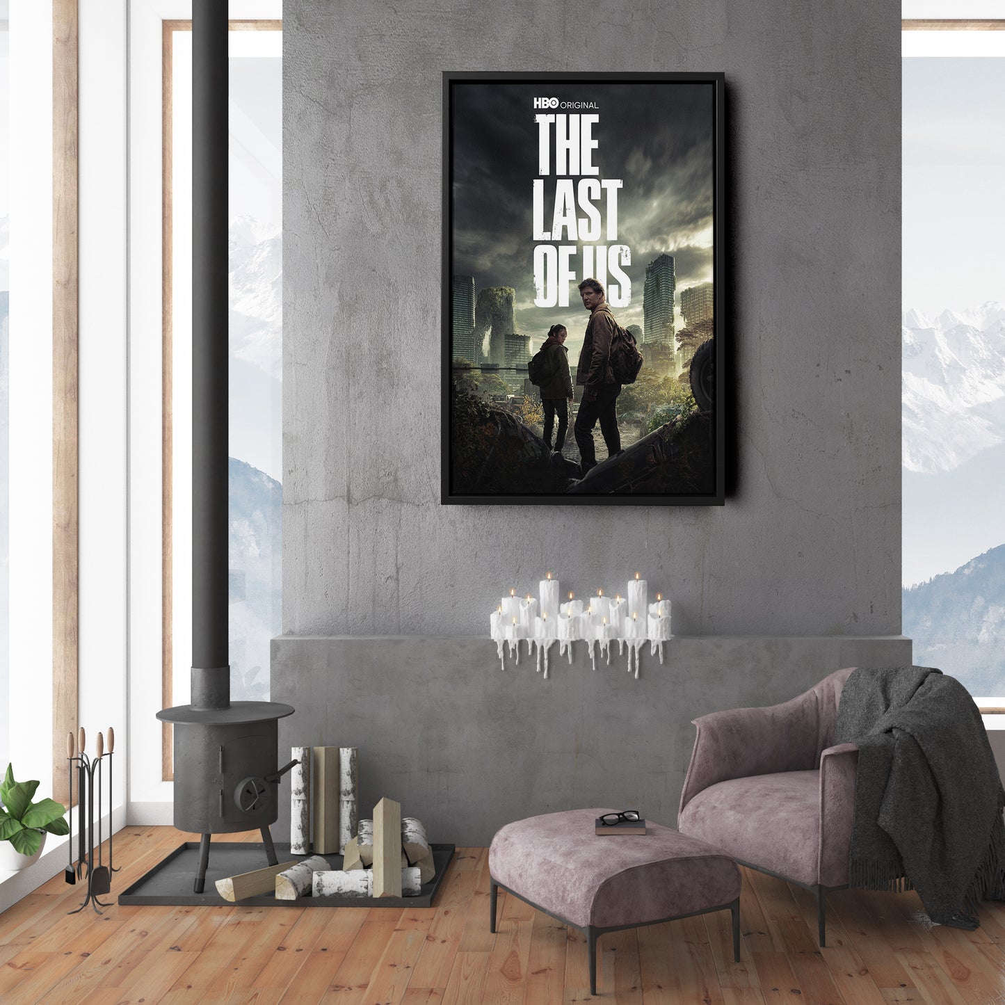 The Last of Us Movie Poster Canvas Art - Video Game Wall Decor Print