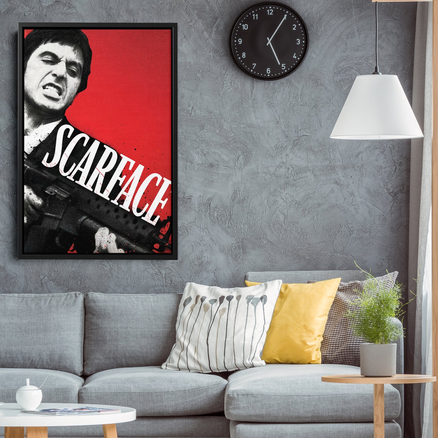 Scarface Movie Canvas Wall Art – Iconic Gangster Film Decor