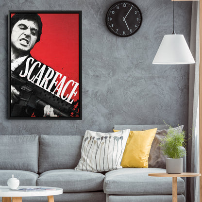 Scarface Movie Canvas Wall Art – Iconic Gangster Film Decor