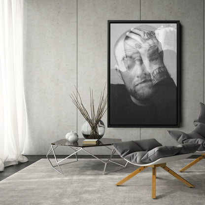 Mac Miller Circles Album Cover Canvas Wall Art – Framed Home Decor