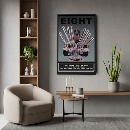 Tony Gwynn 8 N.L. Batting Titles Canvas Art - MLB Sports Home Decor