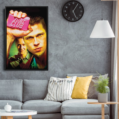 Fight Club Movie Canvas Wall Art – Iconic Movie Poster for Home
