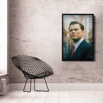 The Wolf of Wall Street Poster – Stock Broker Leo Painting Canvas Wall Art Decor