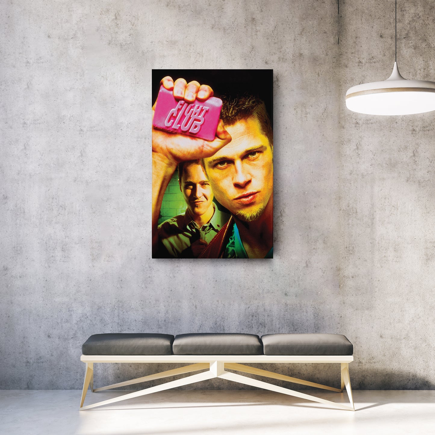 Fight Club Movie Canvas Wall Art – Iconic Movie Poster for Home