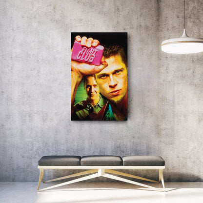Fight Club Movie Canvas Wall Art – Iconic Movie Poster for Home