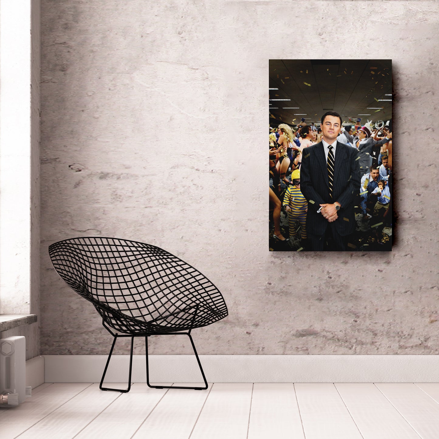 The Wolf of Wall Street - Leonardo DiCaprio After Speech Canvas Wall Art Decor