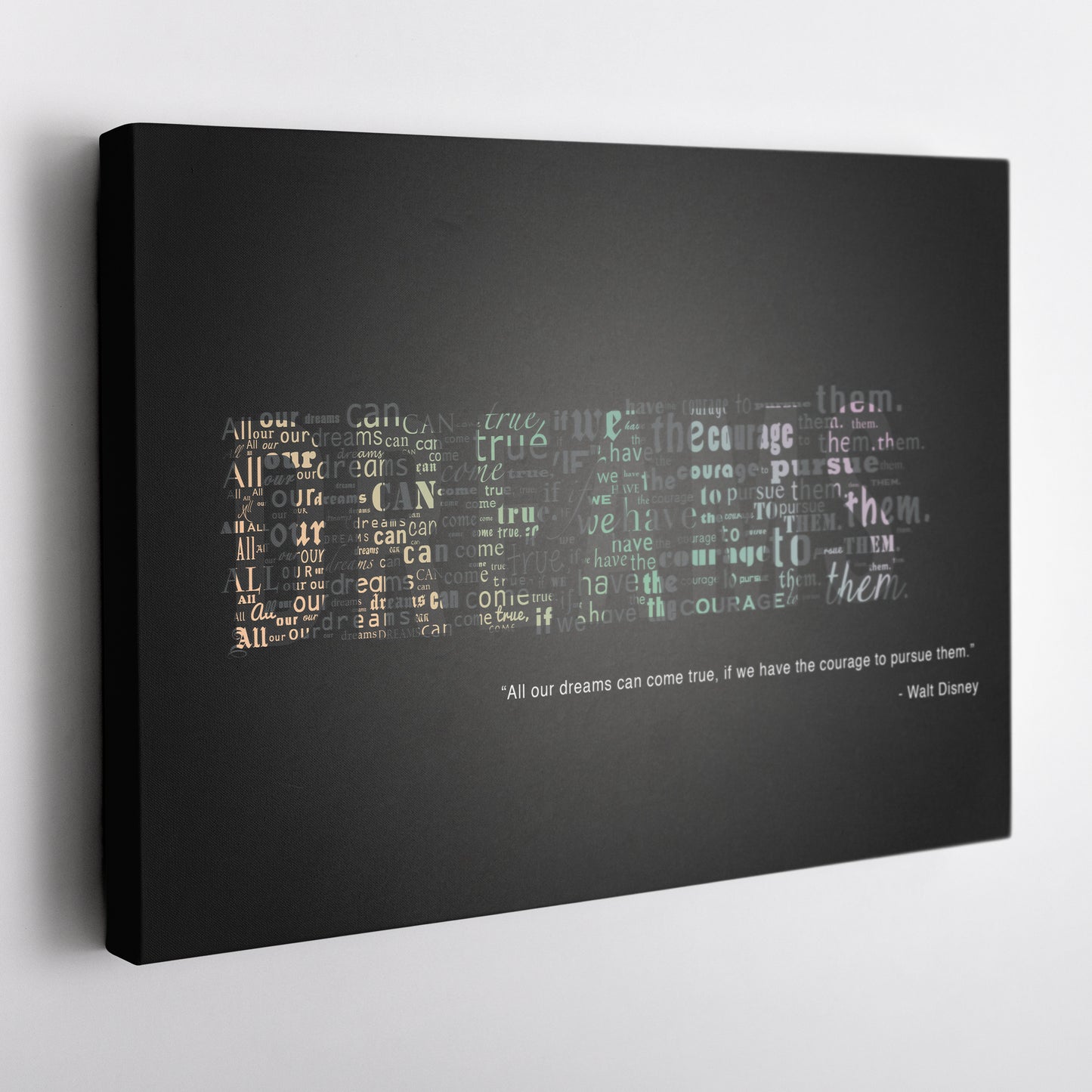 Motivational Quote - Canvas Wall Art Decor for Home & Office