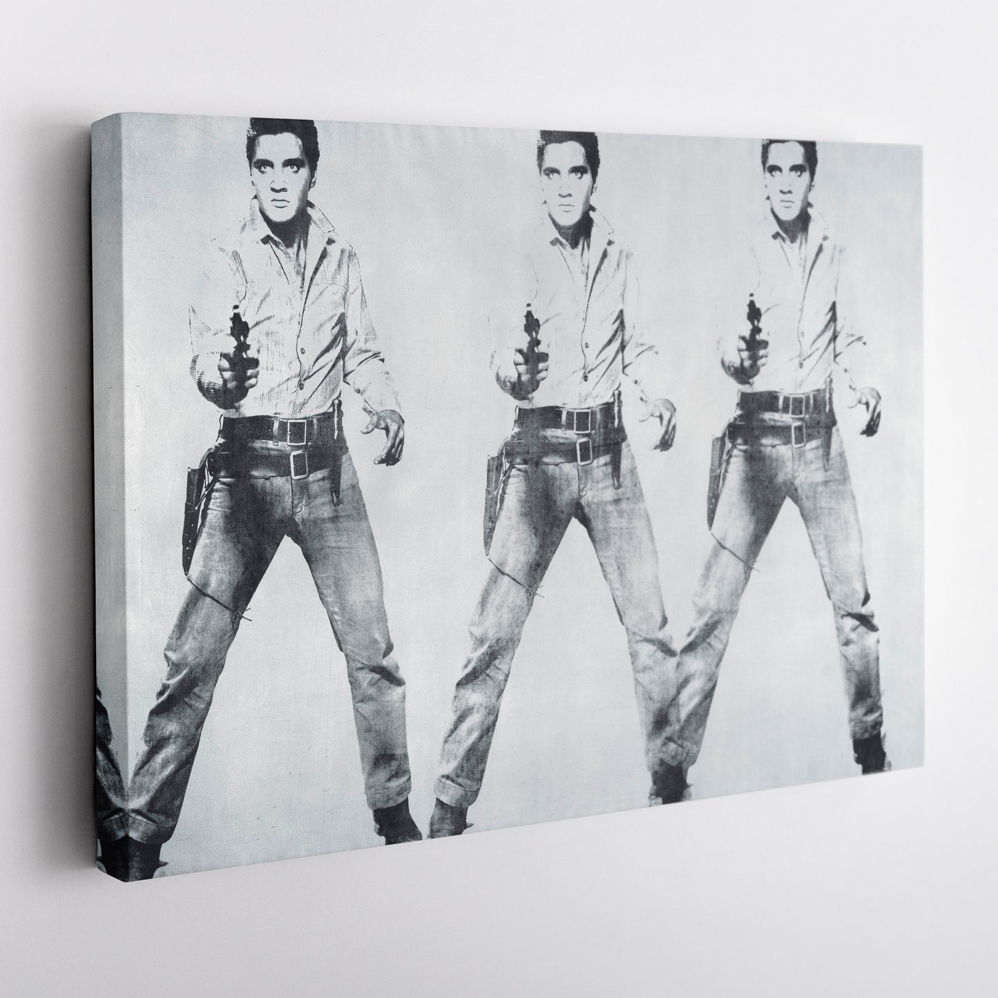 Elvis Presley Triple Canvas Poster – Framed Wall Art Home Decor
