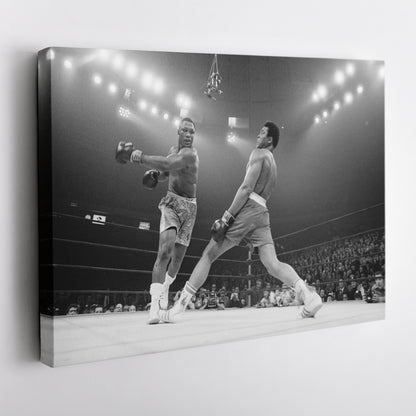 Muhammad Ali Boxing Knockout Canvas Art – Legendary Sports Fans Decor
