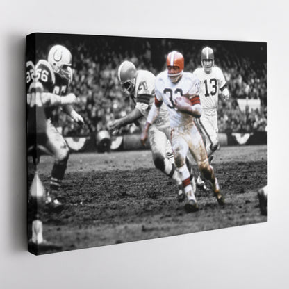 1964 NFL Championship Cleveland Browns Canvas Wall Art Decor - Legendary Sports Poster