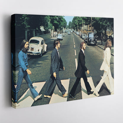 The Beatles - Iconic Abbey Road Canvas Wall Art Decor