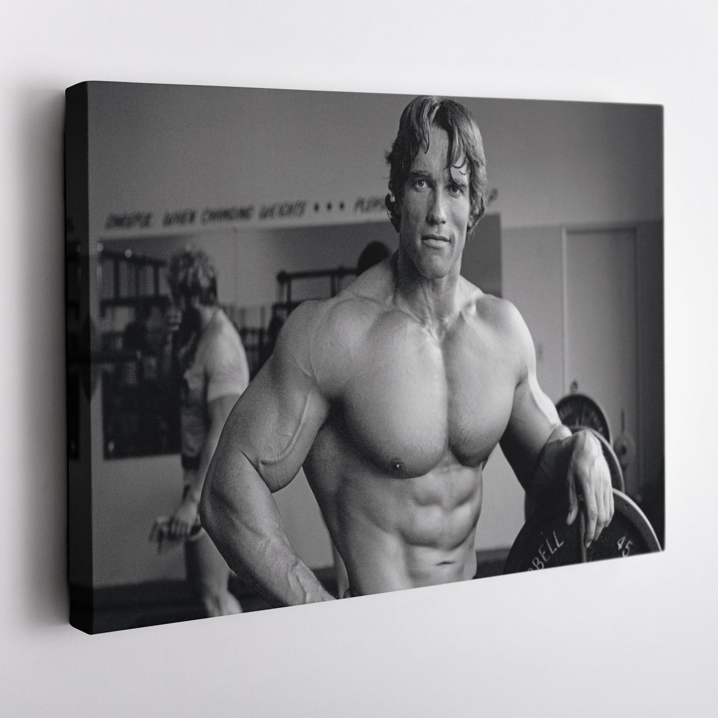 Arnold Schwarzenegger Poster Bodybuilding Canvas Wall Art Home Decor Framed Art