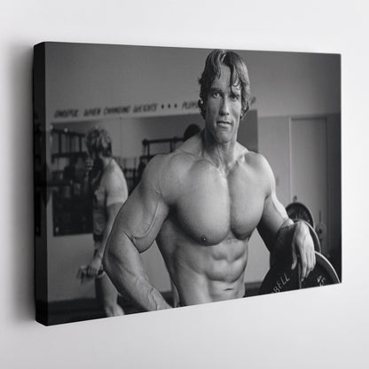 Arnold Schwarzenegger Poster Bodybuilding Canvas Wall Art Home Decor Framed Art