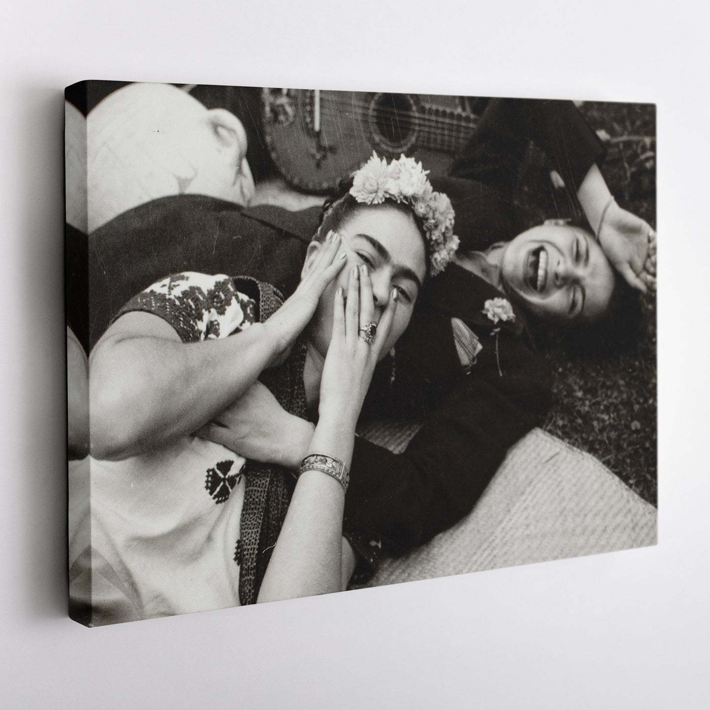 Frida Kahlo and Friend Canvas Wall Art – Painter's Legacy Home Decor