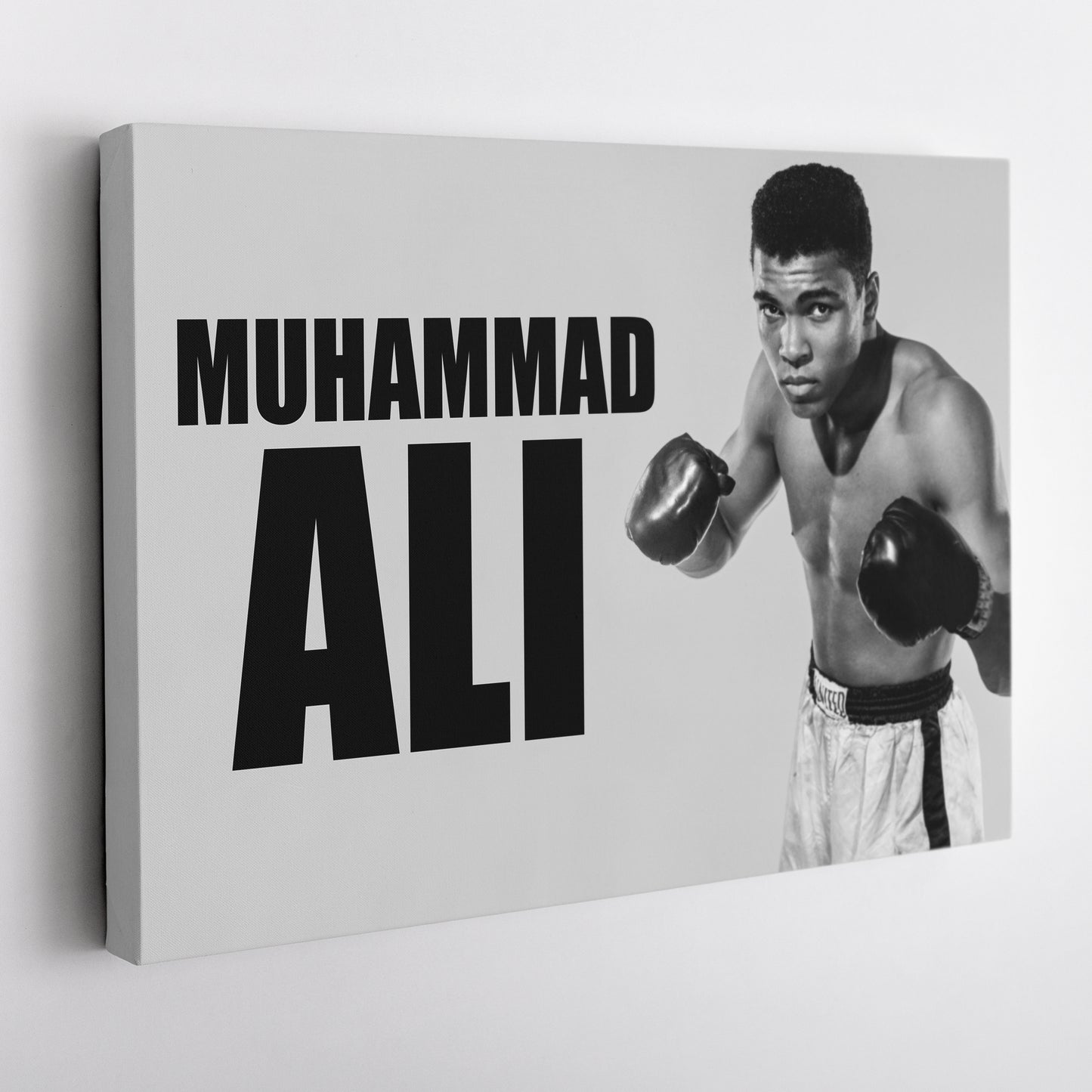 Muhammad Ali Young Canvas Wall Art – Boxing Legend Early Years Decor