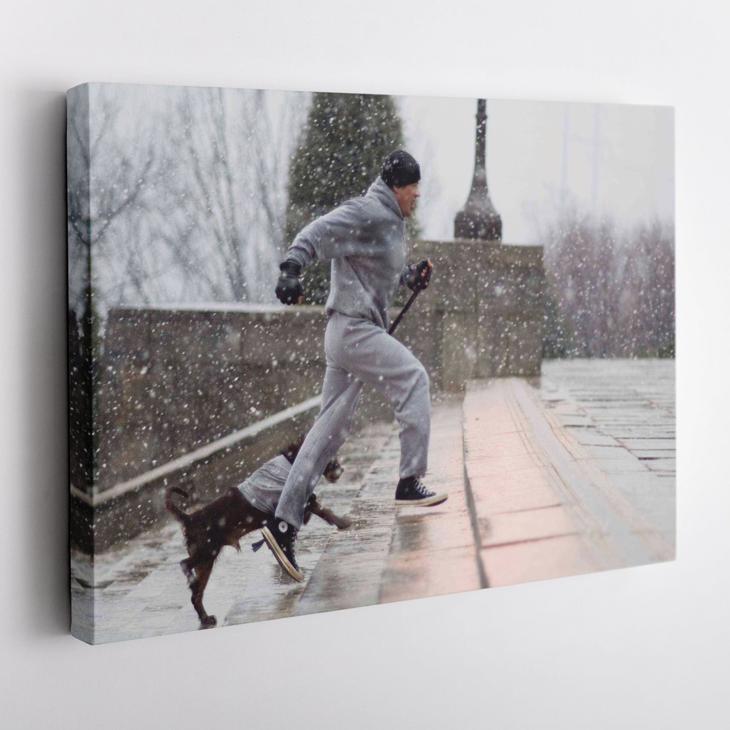 Rocky Balboa Boxing Canvas Wall Art – Legendary Movie Icon Decor