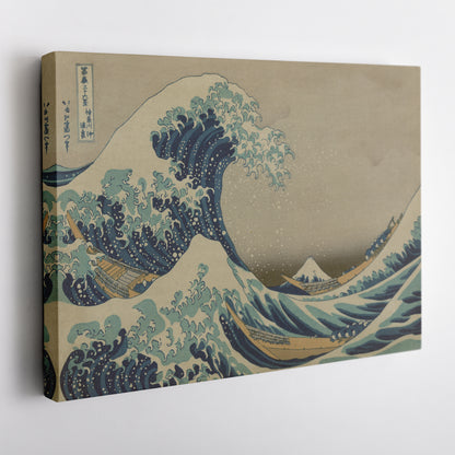 The Great Wave off Kanagawa - Hokusai Canvas Wall Art Decor