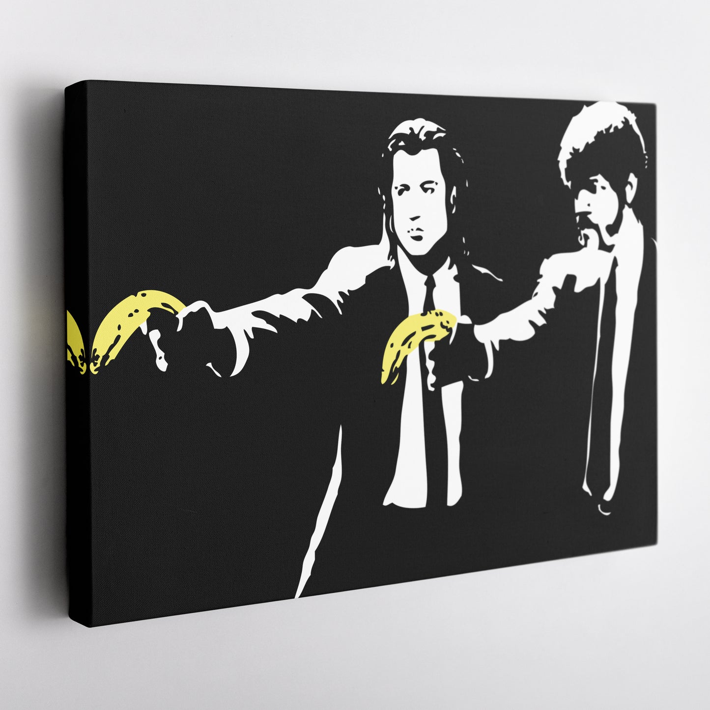 Pulp Fiction Banana Gun Canvas Wall Art – Iconic Movie Moment Decor
