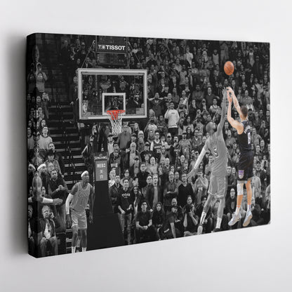 Bogdan Bogdanovic Buzzer Beater vs Lakers Canvas Wall Art Decor - NBA Highlight Art