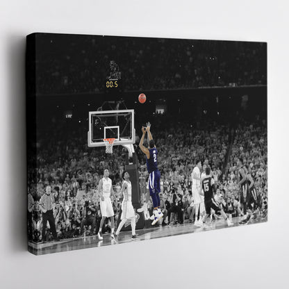 Kris Jenkins Buzzer Beater Villanova vs. North Carolina Canvas Wall Art Decor - NCAA Champion Art