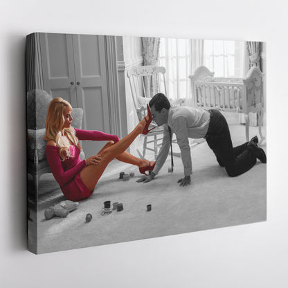 The Wolf of Wall Street Jordan Belfort & DiCaprio – Canvas Wall Art Decor