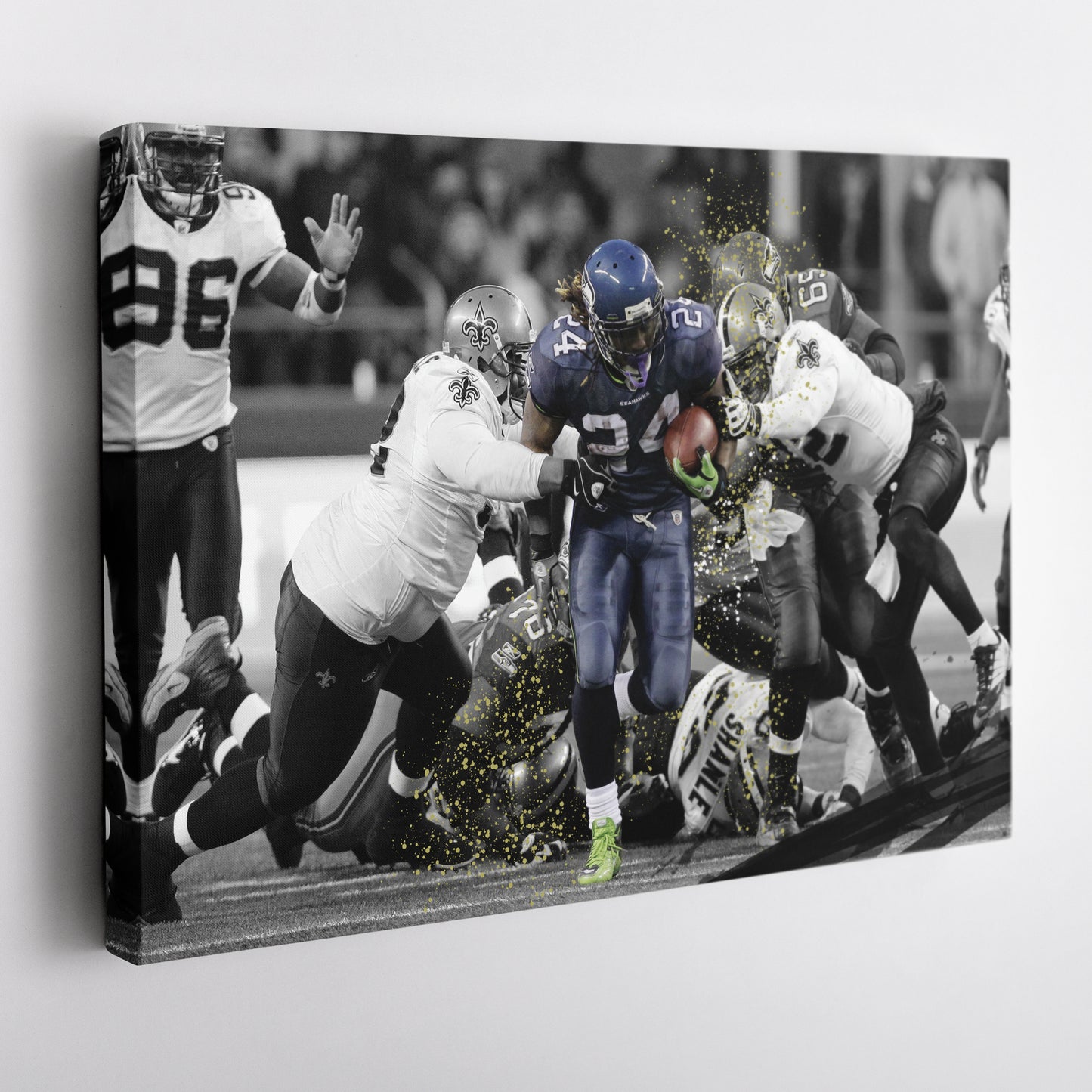 The Beast Quake Seattle Seahawks Canvas Art - NFL Sports Decor Poster