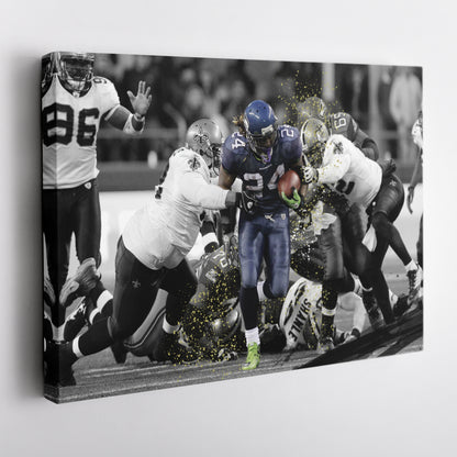 The Beast Quake Seattle Seahawks Canvas Art - NFL Sports Decor Poster