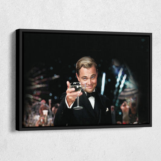 The Great Gatsby - Leonardo DiCaprio Movie Canvas Wall Art Decor