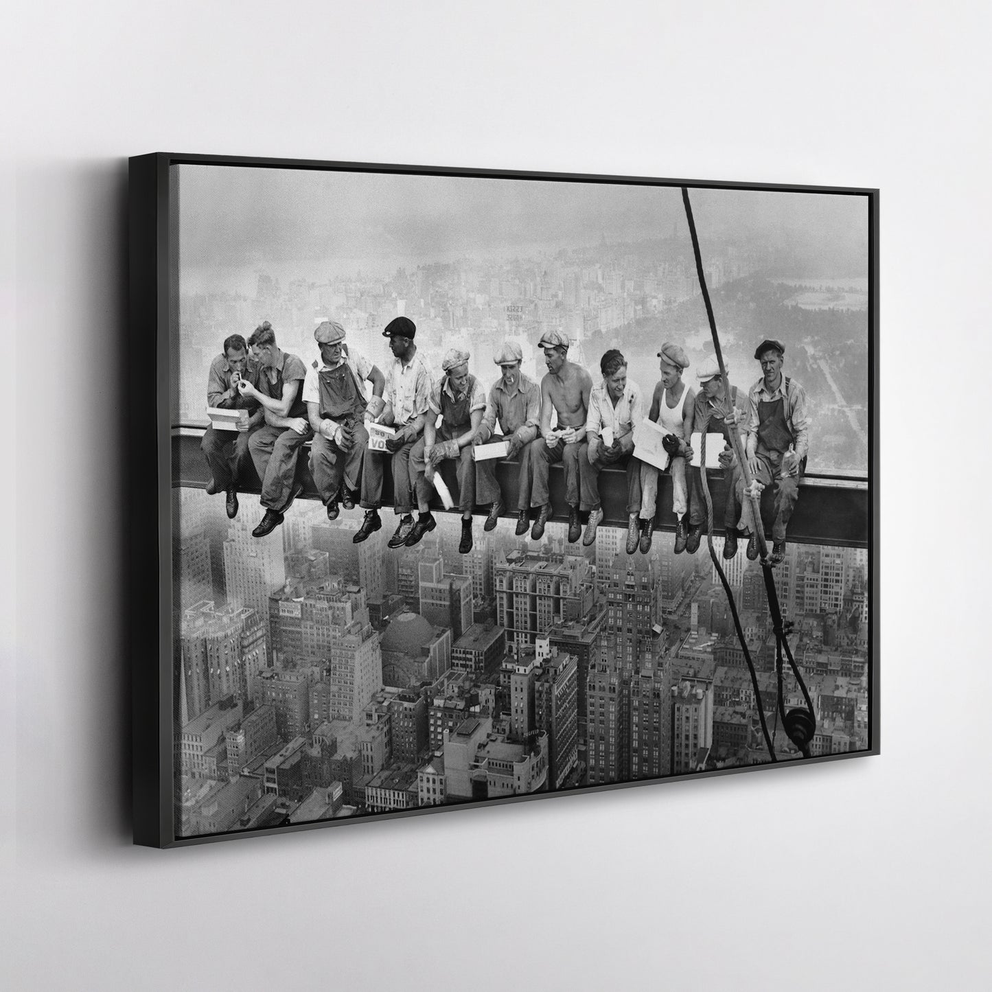 Lunch atop a Skyscraper New York Canvas Wall Art – Iconic Worker Print