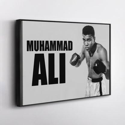 Muhammad Ali Young Canvas Wall Art – Boxing Legend Early Years Decor