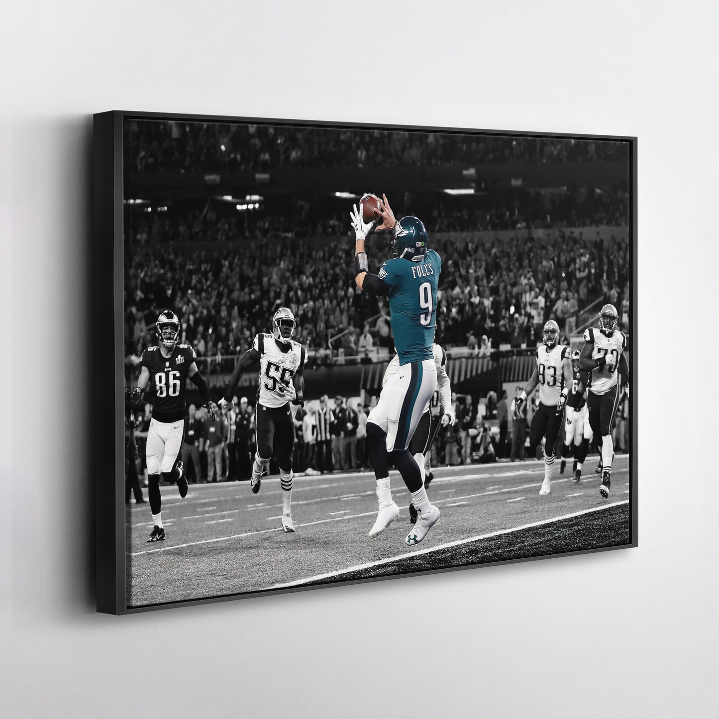 Nick Foles Super Bowl LII Philly Special Canvas Art - NFL Wall Decor