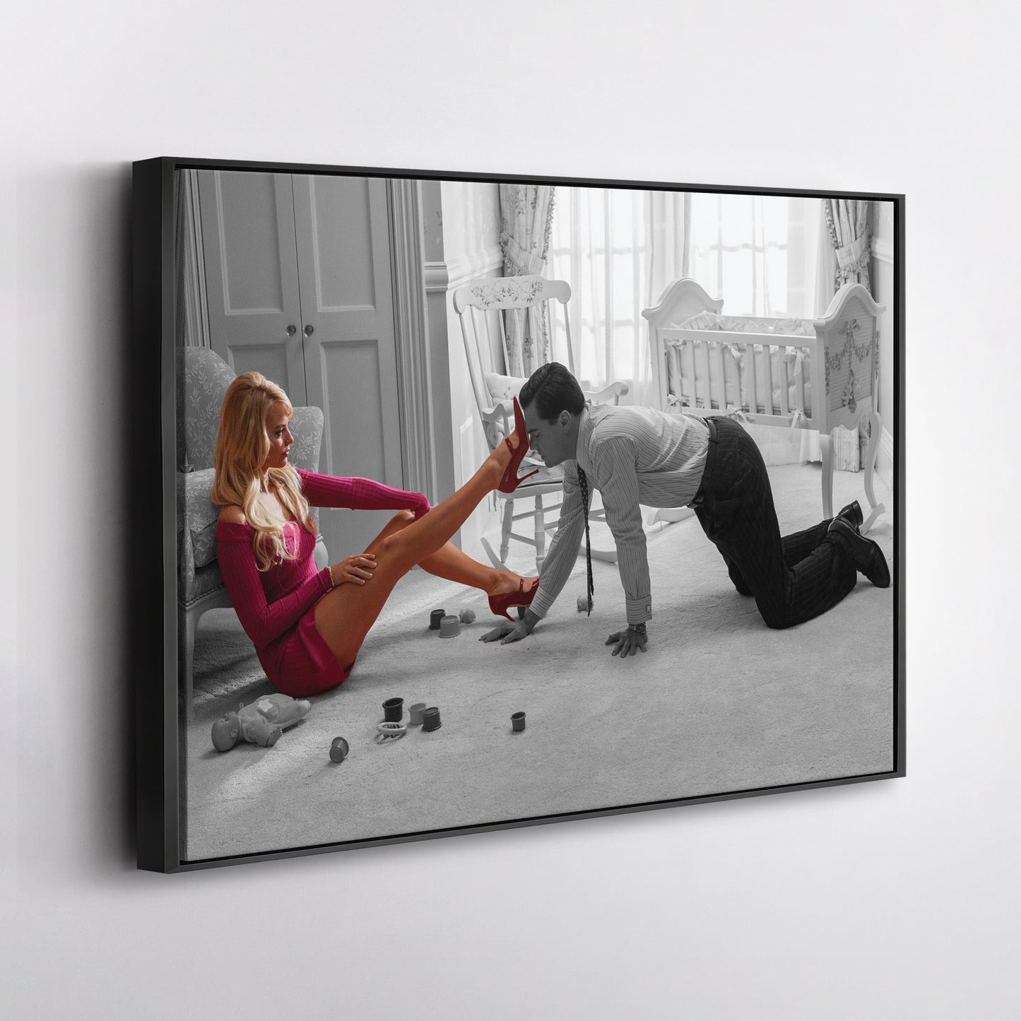 The Wolf of Wall Street Jordan Belfort & DiCaprio – Canvas Wall Art Decor