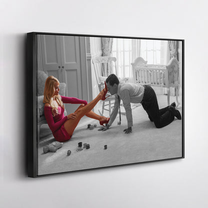 The Wolf of Wall Street Jordan Belfort & DiCaprio – Canvas Wall Art Decor