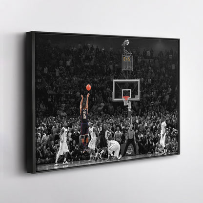 Kemba Walker Buzzer-Beater vs Pitt Canvas Wall Art Decor - NCAA Basketball Icon Art