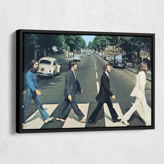 The Beatles - Iconic Abbey Road Canvas Wall Art Decor