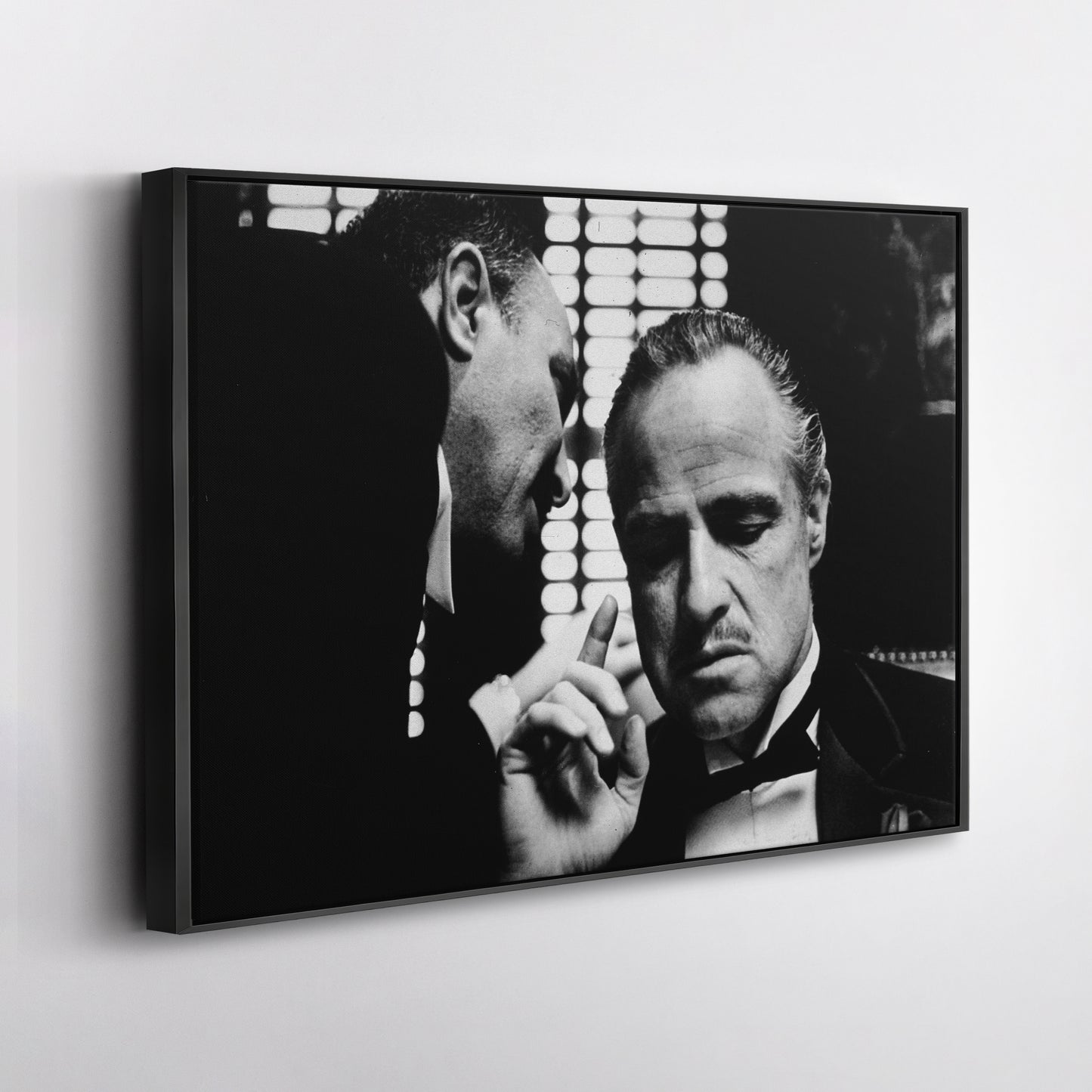 The Godfather - Black and White Canvas Wall Art Decor