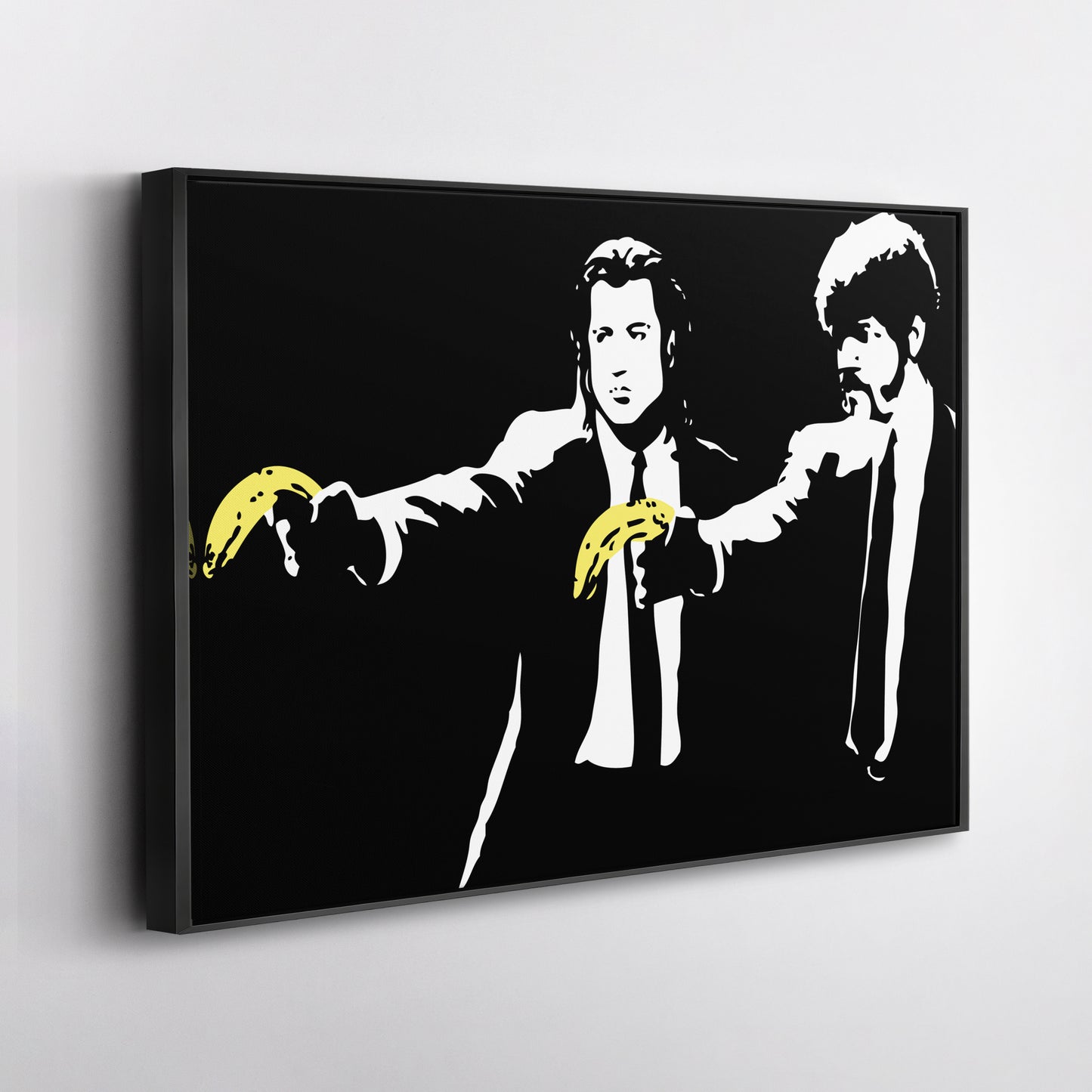 Pulp Fiction Banana Gun Canvas Wall Art – Iconic Movie Moment Decor