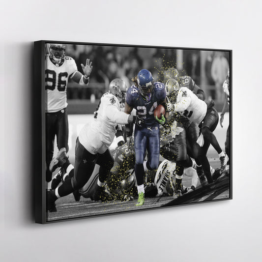 The Beast Quake Seattle Seahawks Canvas Art - NFL Sports Decor Poster
