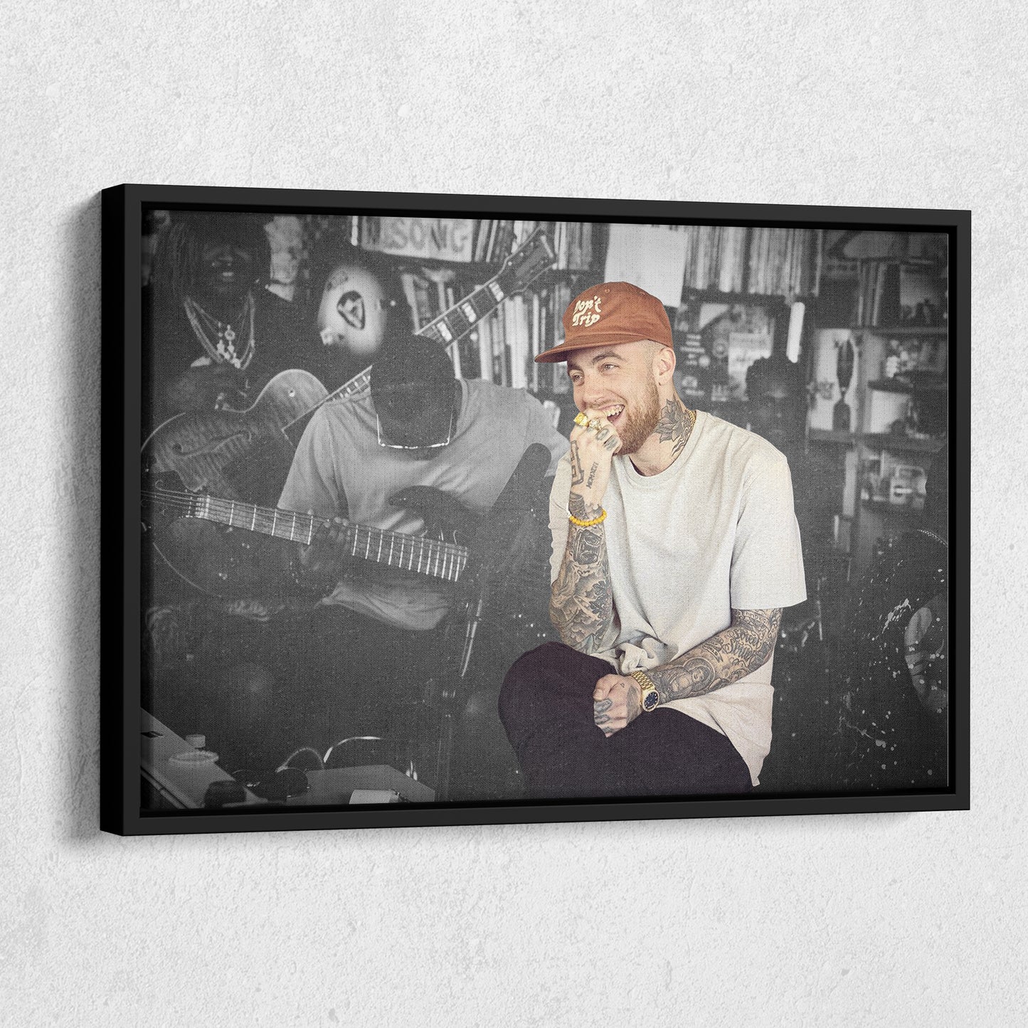Mac Miller Poster Rapper Canvas Art – A Tribute to a Musical Icon