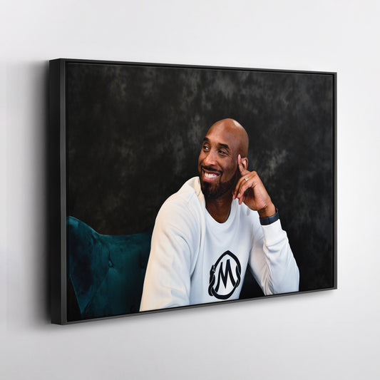 Black Mamba Kobe Bryant Basketball Canvas Wall Art – NBA Decor