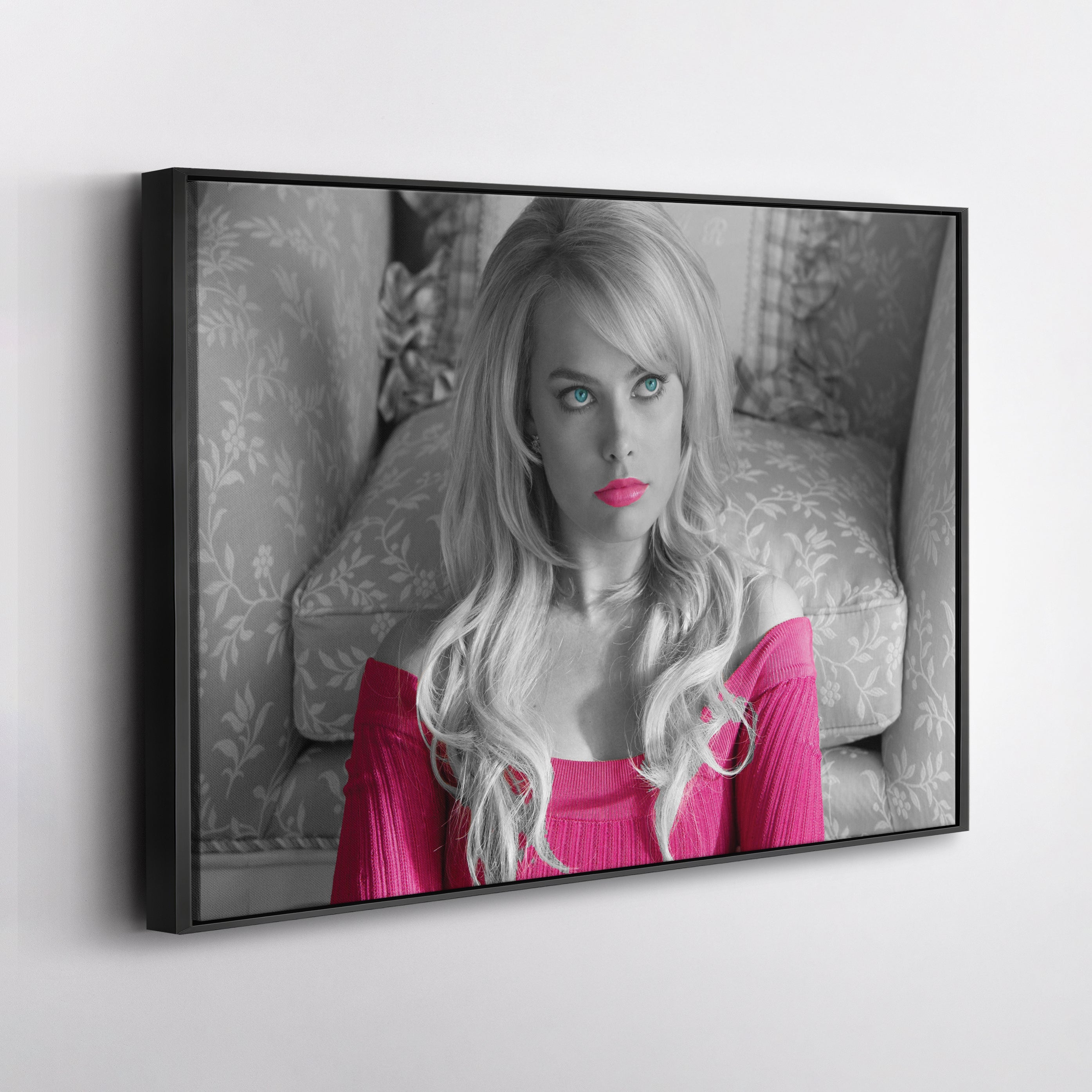 Margot Robbie Poster Wolf of Wall Street Canvas Art – A Cinematic