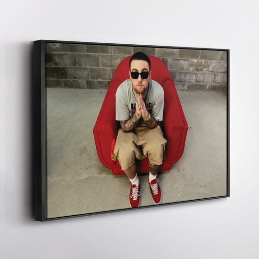 Mac Miller Top Man Canvas Wall Art – A Hip-Hop Legend Print