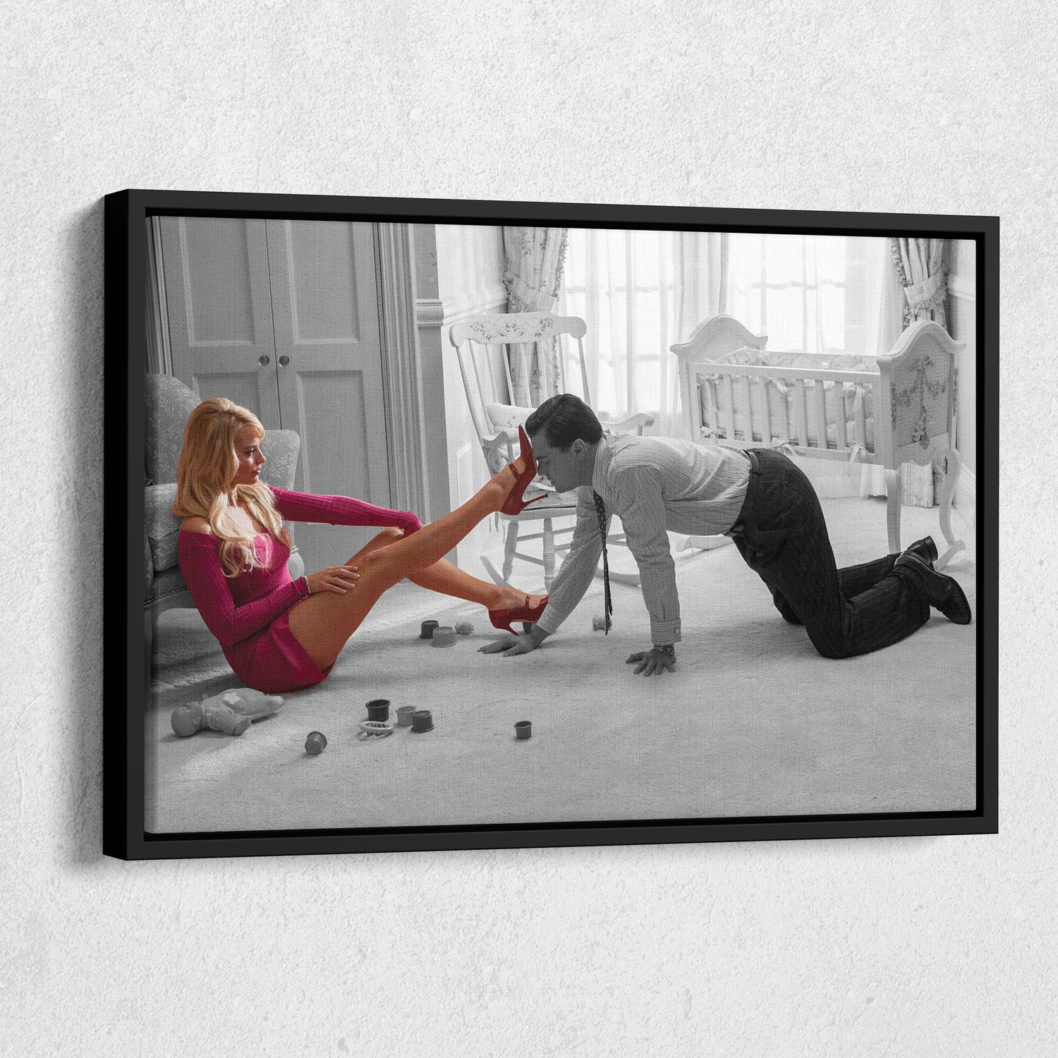 The Wolf of Wall Street Jordan Belfort & DiCaprio – Canvas Wall Art Decor