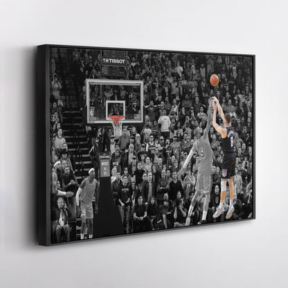 Bogdan Bogdanovic Buzzer Beater vs Lakers Canvas Wall Art Decor - NBA Highlight Art