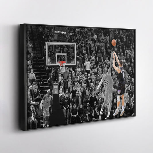 Bogdan Bogdanovic Buzzer Beater vs Lakers Canvas Wall Art Decor - NBA Highlight Art