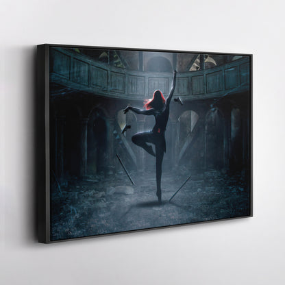 Black Widow Poster Marvel - Canvas Wall Art Decor