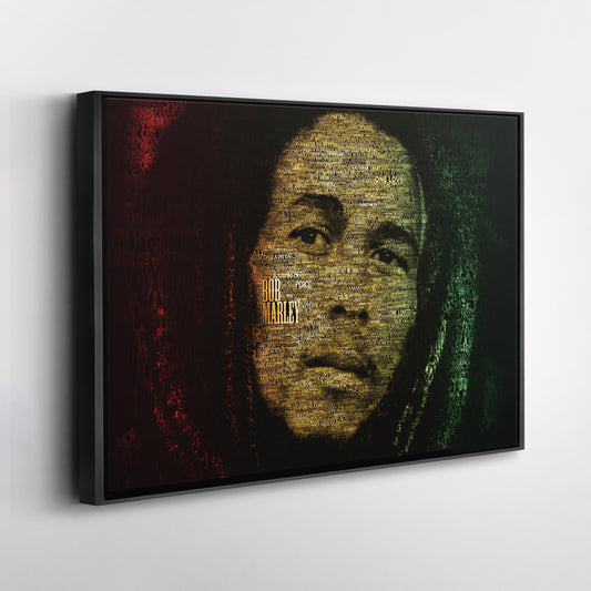 Bob Marley Canvas Wall Art – Music Legend Home Decor Print